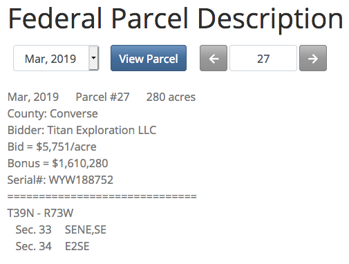 Parcel Description